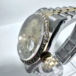 Rolex 16233 Oyster Perpetual Datejust Jubilee Dia Bezzel/Dial 18K St (WMP011217)