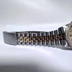 Rolex 16233 Oyster Perpetual Datejust Jubilee Dia Bezzel/Dial 18K St (WMP011217)