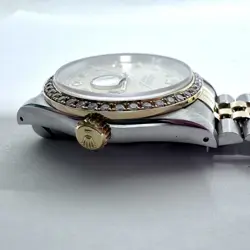 Rolex 16233 Oyster Perpetual Datejust Jubilee Dia Bezzel/Dial 18K St (WMP011217)