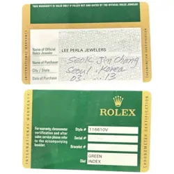 ROLEX Submariner 116610LV watch men TO183959