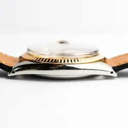 Rolex Datejust 36 1601 Two Tone Rose Gold RARE Radium Dial