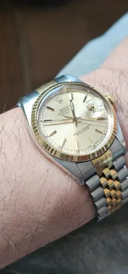VINTAGE ROLEX DATEJUST 16013 MEN'S AUTOMATIC WATCH 1986