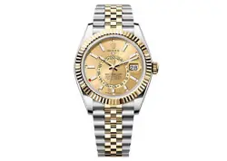 ROLEX SKY-DWELLER 42MM 336933 TWO-TONE JUBILEE CHAMPAGNE DIAL UNWORN 2023
