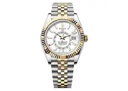 ROLEX SKY DWELLER 42MM 326933 TWO-TONE JUBILEE WHITE DIAL UNWORN 2022