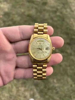 ROLEX OYSTER QUARTZ DAY DATE WRISTWATCH