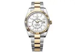 ROLEX SKY-DWELLER 42MM 336933 TWO-TONE OYSTER WHITE DIAL UNWORN 2023