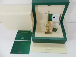 2017 ROLEX DAY DATE PRESIDENT 40MM 18K YELLOW GOLD BAGUETTE DIAL 228238 B/P