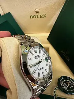 WHITE DIAL UNWORN