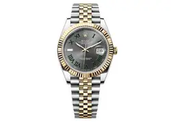 ROLEX DATEJUST 41MM 126333 TWO-TONE JUBILEE ROMAN SLATE DIAL UNWORN 2023