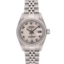 ROLEX DATEJUST  69174 WITH 26MM STEEL & WHITE GOLD CASE AND SILVER DIAL. EXCE...