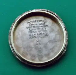 Vintage 1930's  Rolex Oyster Royal Chronometer Grade Watch Ref.2765 FLAT BACK