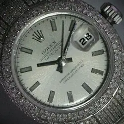Dazzling Rolex Datejust 179160 Iced with Diamonds Bust Down Ladies
