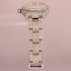 Dazzling Rolex Datejust 179160 Iced with Diamonds Bust Down Ladies
