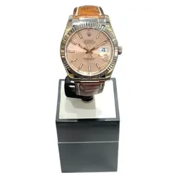 Rolex  Datejust 36 116139 K18 White Automatic Watch r45_0113