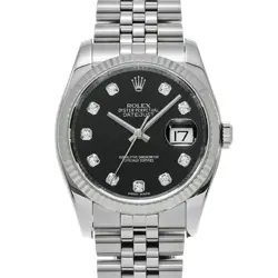 SERIAL BLACK/DIAMOND WATCH