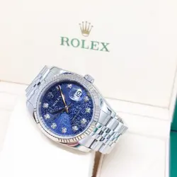ROLEX 36MM BLUE JUBILEE DIAMONDS DATEJUST  116234 (AN SERIES)