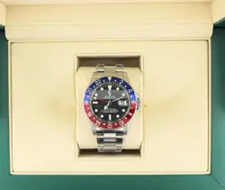 1971 ROLEX GMT-MASTER PEPSI 1675 BLACK DIAL SS OYSTER NO PAPERS 40MM