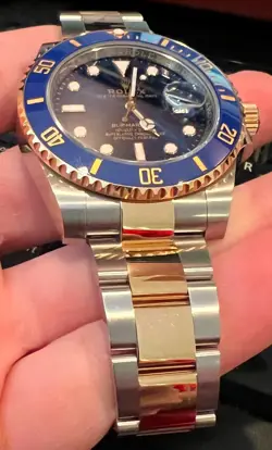 18K GOLD/ STEEL