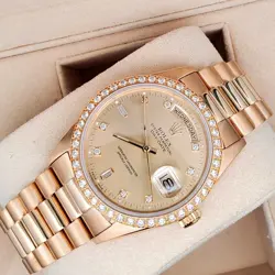 FACTORY DIAMOND DIAL/BEZEL