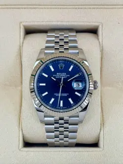 NEW 2025 ROLEX DATEJUST 41MM 126334 STAINLESS STEEL JUBILEE BLUE DIAL