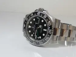 Rolex SS GMT Master II ceramic 116710 116710LN  "M" serial, oyster band with box