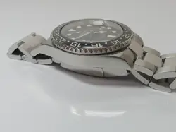 Rolex SS GMT Master II ceramic 116710 116710LN  "M" serial, oyster band with box