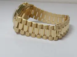 Rolex men's 18K YG President Day Date 18238, "E" double quickset, 36mm