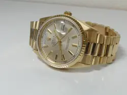 Rolex men's 18K YG President Day Date 18238, "E" double quickset, 36mm