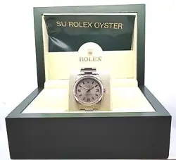 ROLEX AIR KING 114200 STAINLESS STEEL OYSTER PERPETUAL WATCH