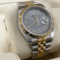 GREY DIAL YELLOW