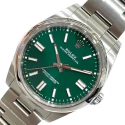 USED ROLEX OYSTER PERPETUAL 41 124300 GREEN MEN'S WATCH #113114