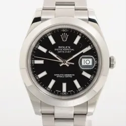 ROLEX DATEJUST 116300 SS AT BLACK DIAL 1 EXTRA LINK