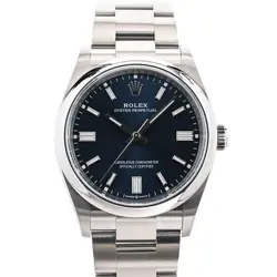 USED ROLEX OYSTER PERPETUAL 36 126000 BLUE CASE: 36MM MEN'S WATCH #123314
