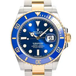 USED ROLEX SUBMARINER 126613LB BLUE CASE: 41MM MEN'S WATCH #111714