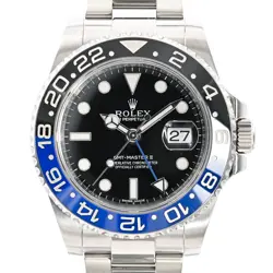 USED ROLEX GMT MASTER 2 116710BLNR BLACK CASE: 40MM MEN'S WATCH #111714