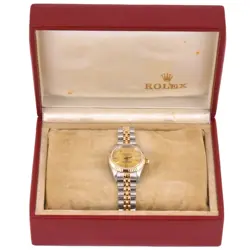 Rolex ROLEX 69173 Datejust Automatic Watch Champagne Dial YG×SS Ladies