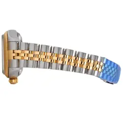 ROLEX 79173 Datejust Automatic Champagne Dial YG×SS Roman Index Ladies