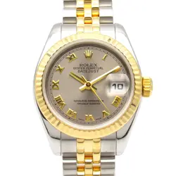ROLEX DATEJUST D AUTOMATIC WATCH YELLOW GOLD STAINLESS STEEL LADIES