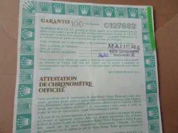 100% ORIGINAL ROLEX 69173  GUARANTEE PAPER  SERIAL C