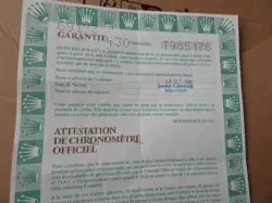100% ORIGINAL ROLEX 69173  GUARANTEE PAPER  SERIAL T