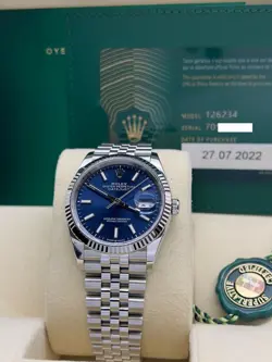36MM JUBILEE BLUE