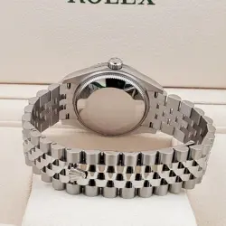 2021 Rolex Datejust 31mm Slate Gray Roman Steel Jubilee Watch 278274 Box Papers