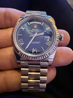 DATE 40MM BLUE