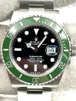 Rolex Submariner Date Ceramic 41mm Kermit MKII Stainless Steel 126610LV B&P 2024