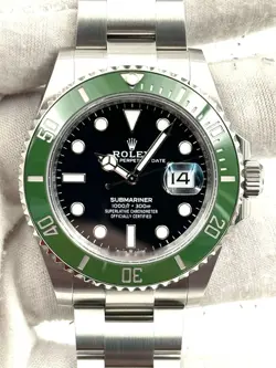 Rolex Submariner Date Ceramic 41mm Kermit MKII Stainless Steel 126610LV B&P 2023