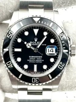 ROLEX SUBMARINER DATE CERAMIC 41MM STAINLESS STEEL 126610LN BOX & PAPERS 2022