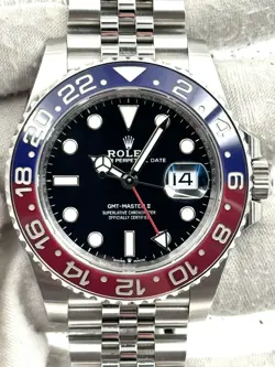 ROLEX GMT MASTER II PEPSI STAINLESS STEEL JUBILEE BRACELET 126710BLRO B&P 2022