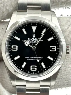 ROLEX EXPLORER 36MM STAINLESS STEEL BRACELET 124270 BOX & PAPERS 2023