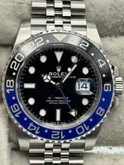 Rolex GMT Master II Batman Stainless Steel Jubilee Bracelet 126710BLNR