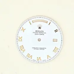 ORIGINAL ROLEX DAY-DATE II 41MM WHITE DIAL WITH ROMAN NUMERALS